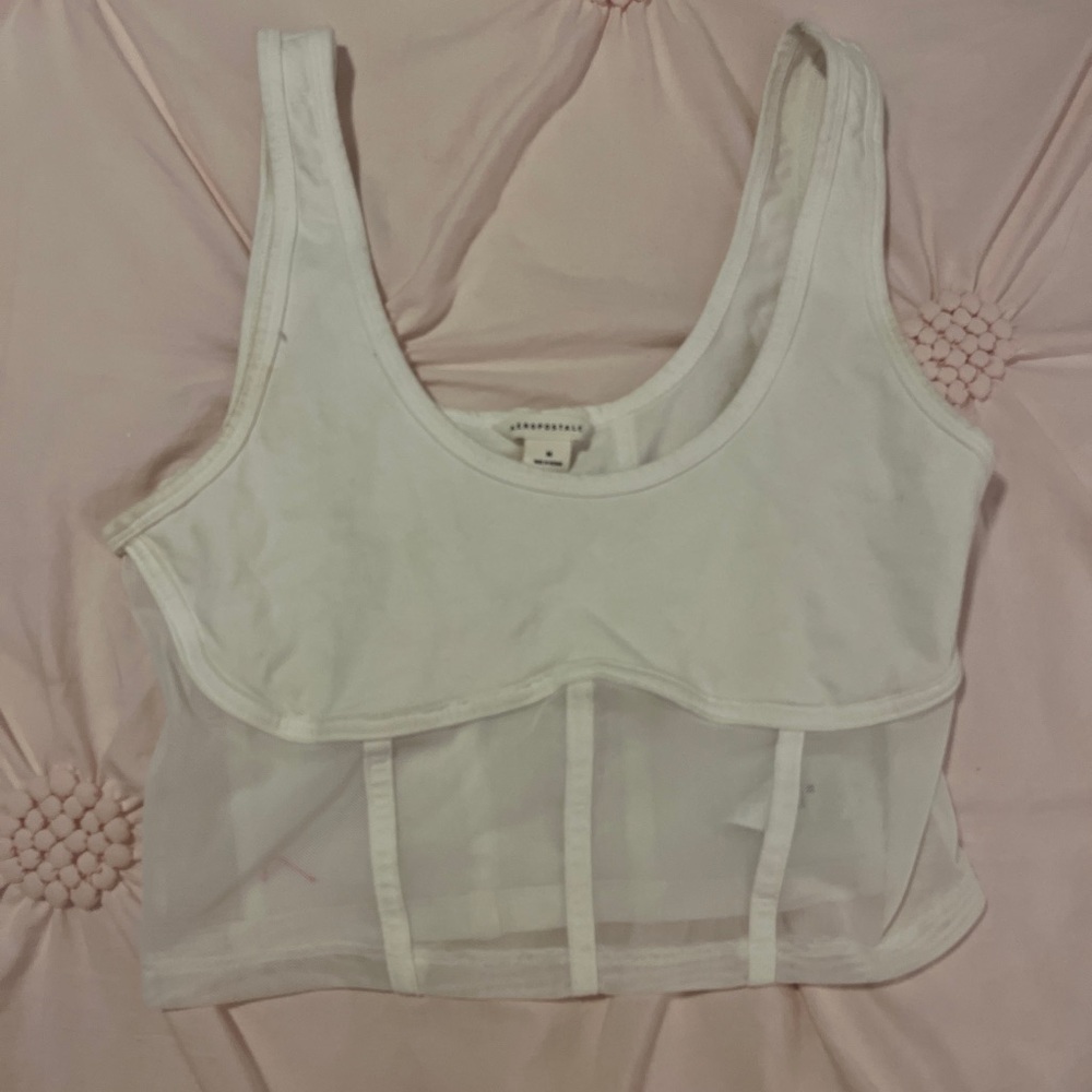 Aeropostale Classic White Tee